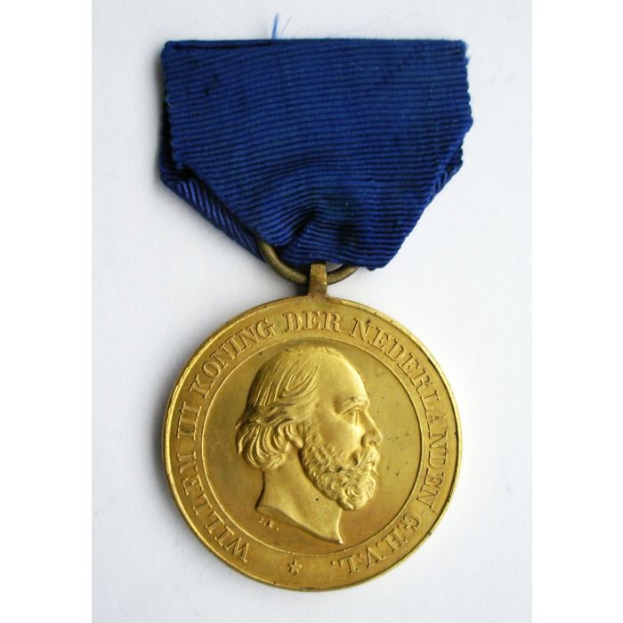 Marinier met een medaille