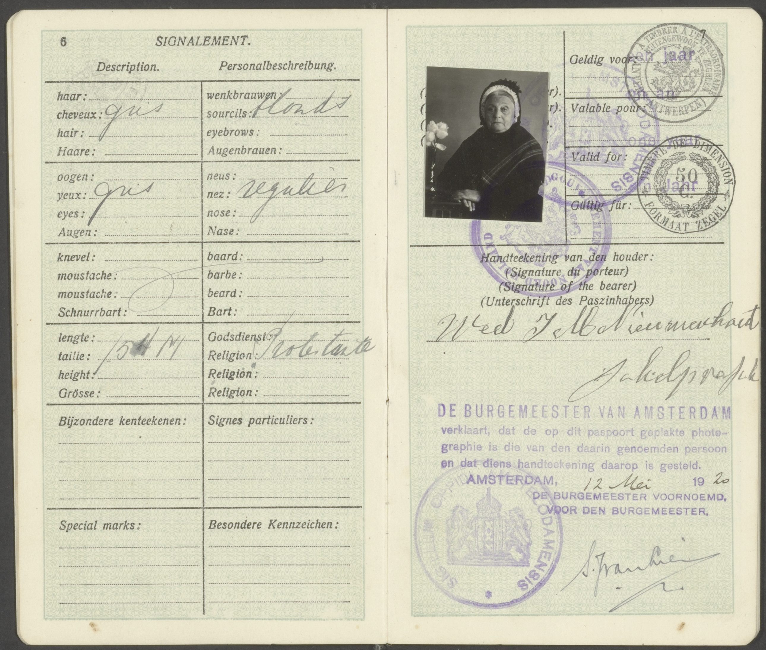 Paspoort voor een retourtje België