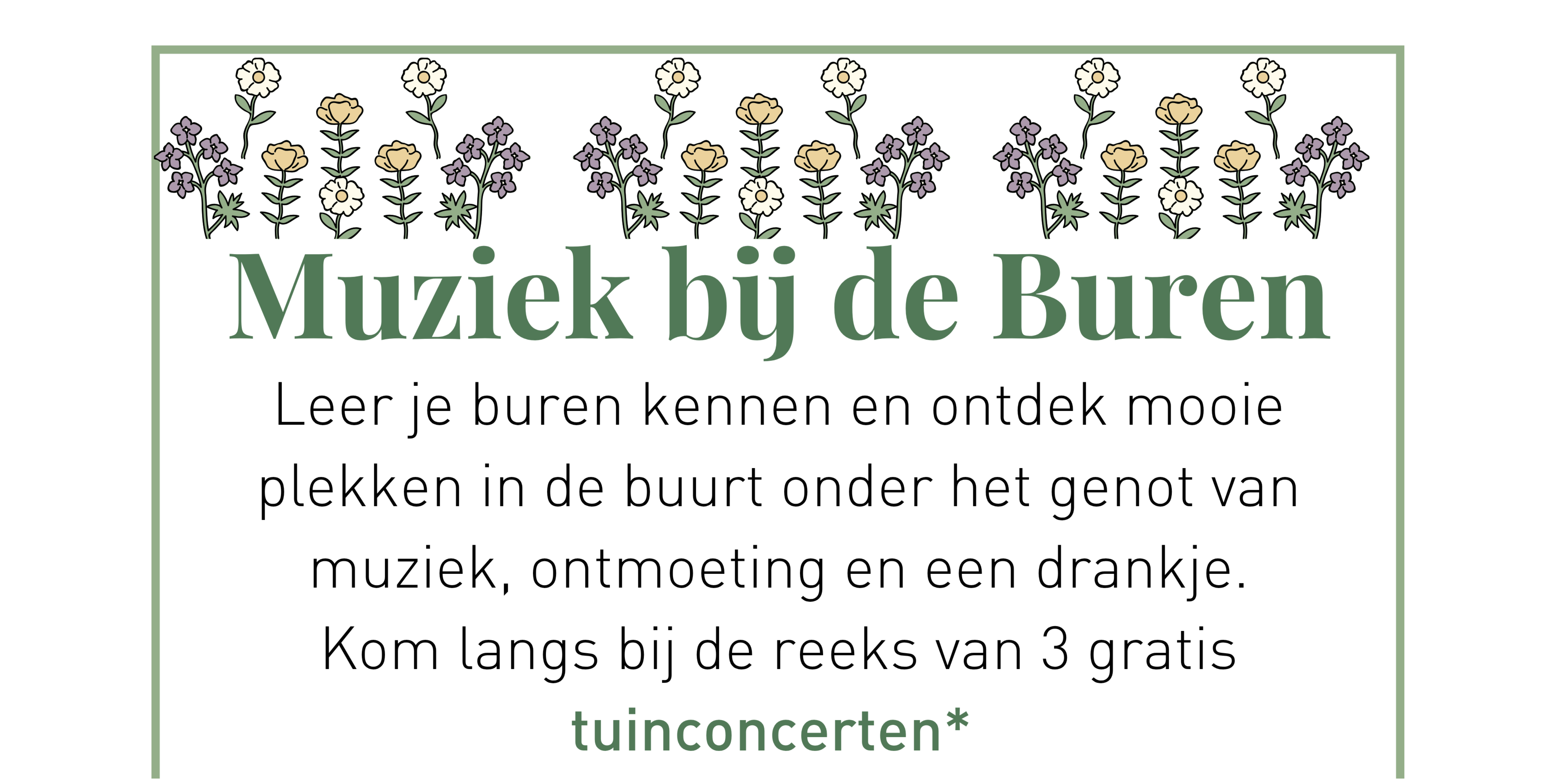 Tuinconcert: Sarphatihuis